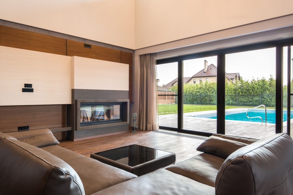 desain interior rumah sliding door